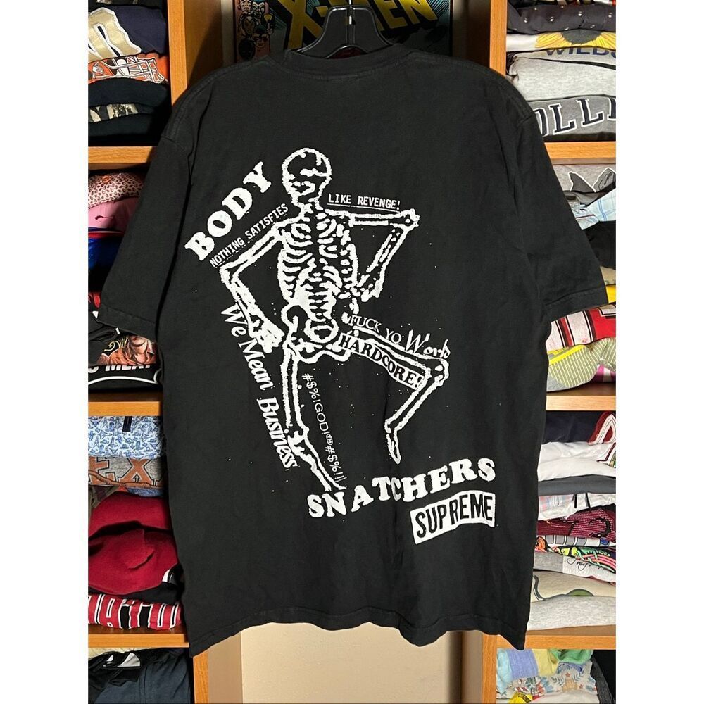 Supreme Body Snatchers Skeleton Graphic Crewneck T Shirt Large - Picture 1 of 6